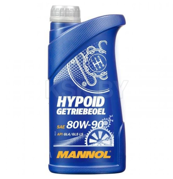 Трансмиссионное масло Mannol Hypoid 80-W90 GL-4/GL-5 LS, 1л. (MN8106-1) 