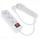 Удлинитель 3 розетки 3м с з/к и выключателем ПВС 3х1.5 16А LUXAR (LUXAR 3SE-SW-16A-03) 