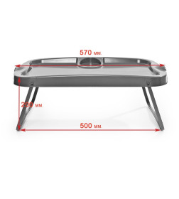Столик-поднос пластиковый 570х330х220(40) мм Полимербыт 4310000