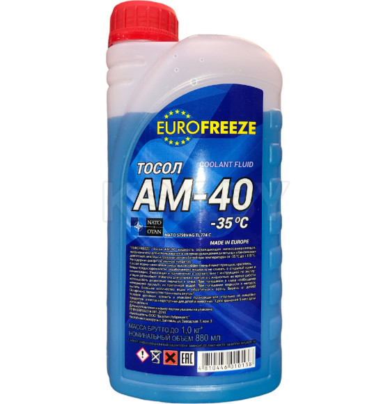 Тосол АМ40 EUROFREEZE 1 кг (56387) 