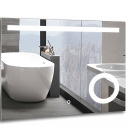 Зеркало с подсветкой Silver Mirrors.Лайт Led 800х600х30мм (сенсорный выключатель)