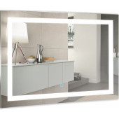 Зеркало с подсветкой Silver Mirrors.Ливия Led 800х600х30мм  (сенсорный выключатель)