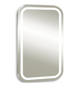 Зеркало с подсветкой Silver Mirrors.Мальта Led 550х800х30мм  (сенсорный выключатель + часы)