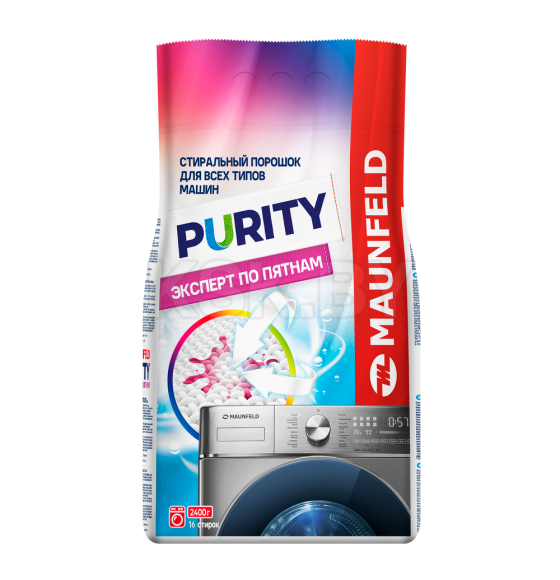 Стиральный порошок Maunfeld Purity Эксперт по пятнам Automat 2400г (MWP2400BM) 