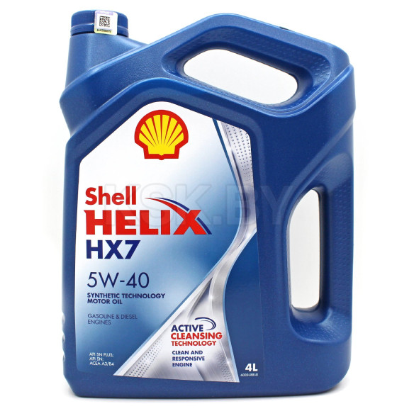 Масло моторное Shell Helix HX7 5W-40 4л. 