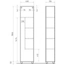 Пенал напольный Geometry 45 pn.GEO.45 (pn.GEO.45) 