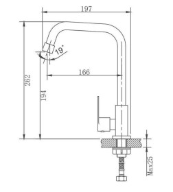 Смеситель Haiba для холодной воды, арт. HB4182