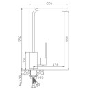 Смеситель Haiba для кухни, арт. HB70803  (HB70803) 