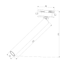 Трековый светильник Pika чёрный 6W 4000K однофазный 85111/01 (a065274) 