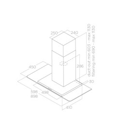 Вытяжка кухонная Elica FLAT GLASS IX/A/60