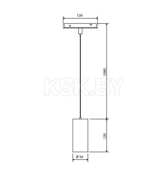 Умный трековый светильник 15W 2700-6500K Dim Amend (чёрный) 85073 Slim Magnetic (a063534) 