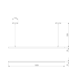 Трековый светильник 40W 4000K Milo (чёрный) 85106 Slim Magnetic