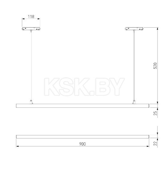 Трековый светильник 30W 4000K Milo (чёрный) 85105 Slim Magnetic (a064802) 