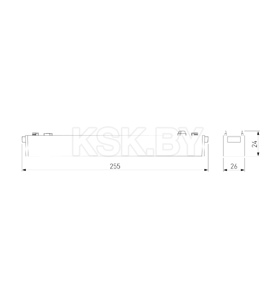 Трансформатор 200W (черный) 95045/00 Flat Magnetic (a063733) 