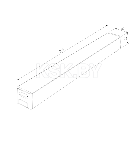 Трансформатор 100W (черный) 95044/00 Flat Magnetic (a063730) 