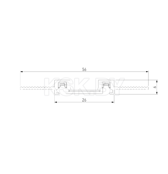 Шинопровод встраиваемый (2м) чёрный 85130/00 Flat Magnetic (a063727) 