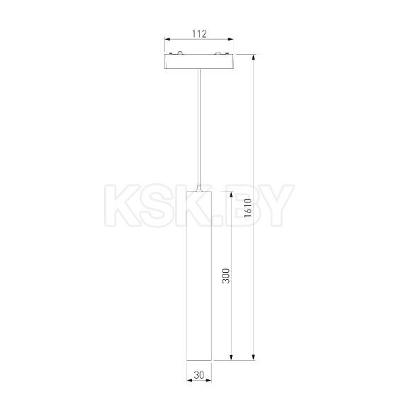 Трековый светильник 6W 4000K Alliet (чёрный) 85097/01 Flat Magnetic (a063714) 