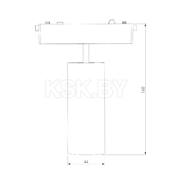 Трековый светильник 9W 4000K Arcos (чёрный) 85095/01 Flat Magnetic (a063712) 