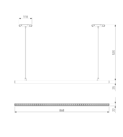 Трековый светильник 36W 4000K Vilo (чёрный) 85107 Slim Magnetic