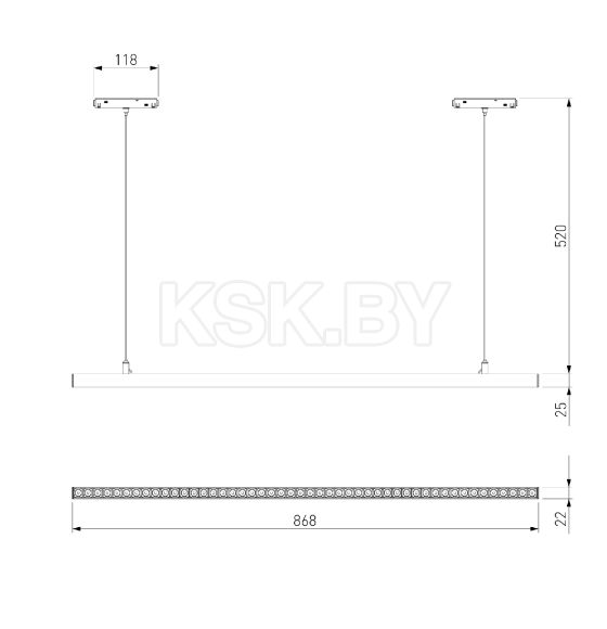 Трековый светильник 36W 4000K Vilo (чёрный) 85107 Slim Magnetic (a064805) 