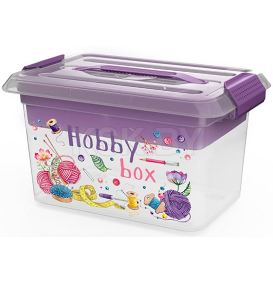 Контейнер для хранения с вкладышем «Hobby box» «Smartbox» M 6 л (300х193х170 мм) Полимербыт 4348202 (4348202) 