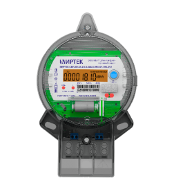 Счетчик электронный 1 фаза МИРТЕК-1-BY-W9-А1-230-5-60А-S-RS485-HKLOV3 моноготариф.