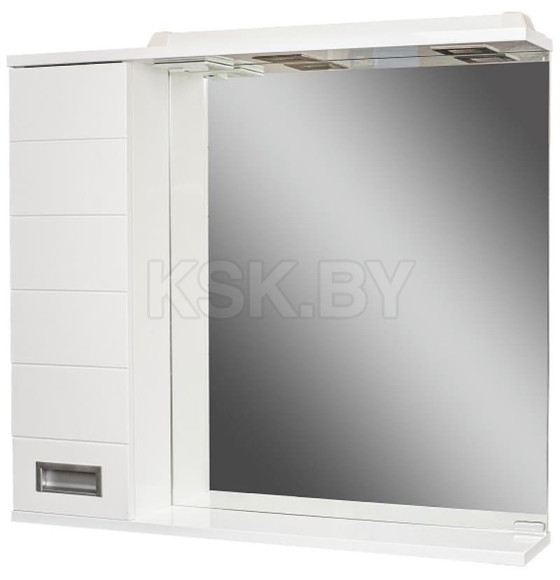 Шкаф- зеркало CUBE 65 см левый (DC5006HZ) 