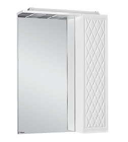 Шкаф зеркальный с подсветкой Домино 3D 60 правый D37009HZ
