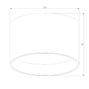 Светильник потолочный светодиодный 25123/LED Banti 13W 3000K черный (25123/LED) (a063929) 