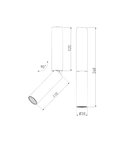 Светильник накладной золото Pika 6W (25029/LED)