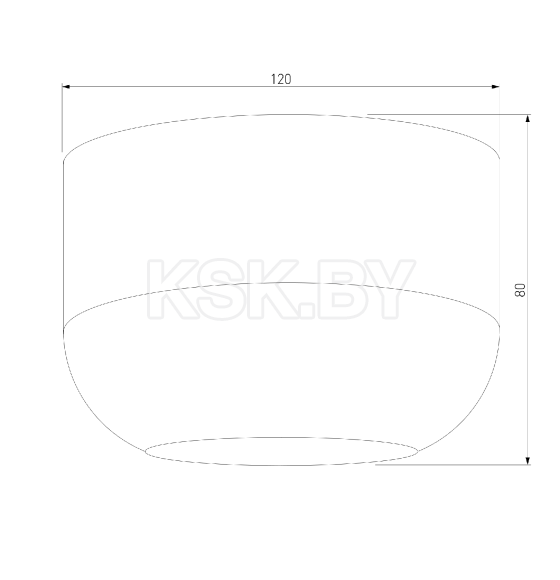 Светильник накладной светодиодный Onde 15W 4000K чёрный 25046/LED (a064198) 