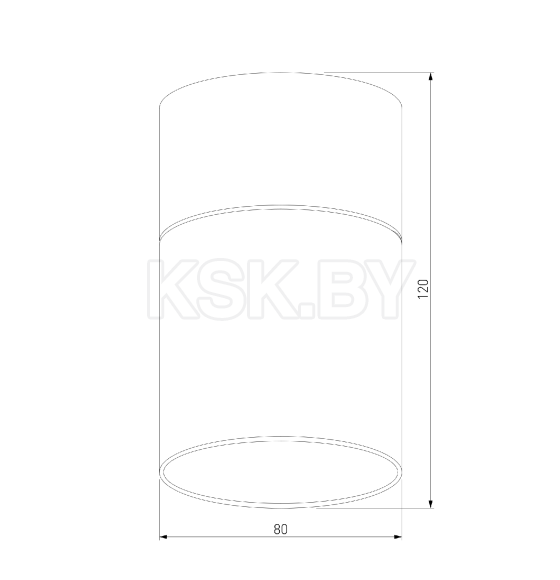 Светильник потолочный светодиодный 10W 4000К черный/прозрачный 25047/LED (a064709) 