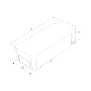 Ввод питания (черный) 85001/00 Flat Magnetic (a063736) 