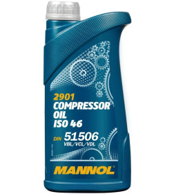 Индустриальное масло Mannol Compressor Oil ISO 46, 1 л.