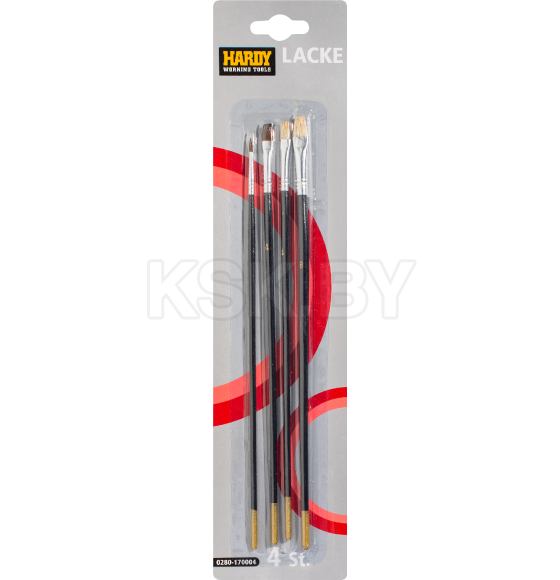 Набор кистей 4шт HARDY (0280-170004) 