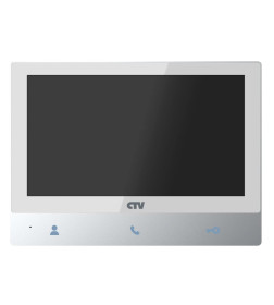 Видеодомофон CTV-M4701 AHD W белый экран 7" с поддержкой формата AHD CTV