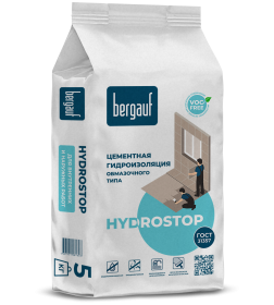  Гидроизоляционный состав. "Bergauf HYDROSTOP", 5кг.