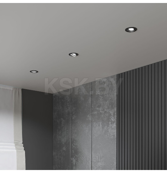 Светильник встраиваемый светодиодный Even черный 25094/LED (a065459) 