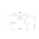 Светильник встраиваемый 7W 4200K BK/BK черный/черный 15267/LED (a055722) 