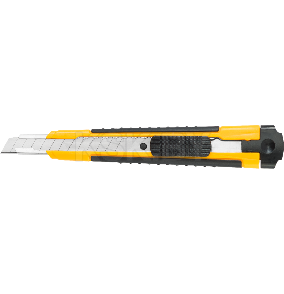 Нож 9 мм с резиновой ручкой С-34 HARDY (0510-340900)
