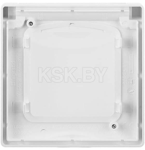Рамка с защитной крышкой IP 44 белый INSPIRIA Legrand (673920) 