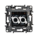 Розетка комп. 2хRJ-45 сл. кость Etika Legrand (672355) 