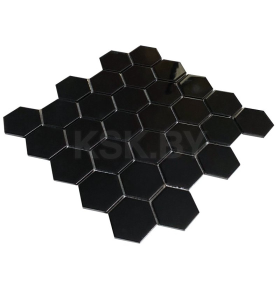  Мозаика Hexagon Black Glossy 280*286*8 мм