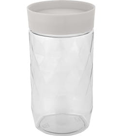 Банка для сыпучих продуктов Stockholm 1 л (пепельный жемчуг) Plast Team PT170210024