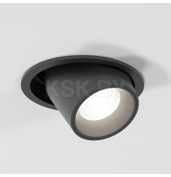 Потолочный светодиодный светильник 8W 4000K чёрный 25086/LED (a063992) 