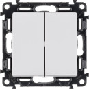 Переключатель 2-кл. белый Life Legrand (752408) 