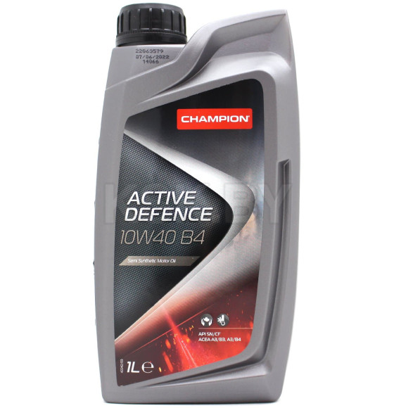 Масло моторное Champion Active Defence 10W-40 B4, 1л (8203916) 