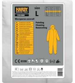 Защитный комбинезон из микропористого материала (р-р L) HARDY