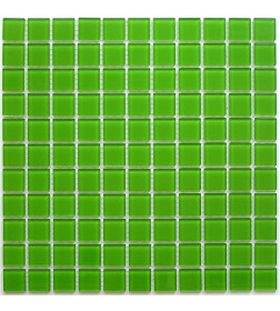 Мозаика Green glass 4*25*25 300*300