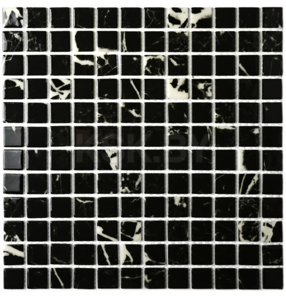 Мозаика Mia black (glossy) 300*300 23*23*4